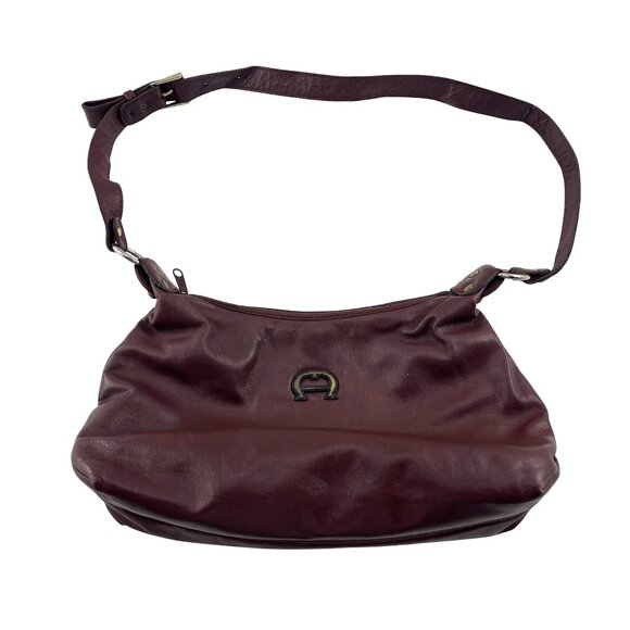 ETIENNE AIGNER Vintage 70s 80s Soft Leather Shoulder Bag Handbag - Picture 1 of 4